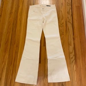 Citizens of humanity cream/white jeans